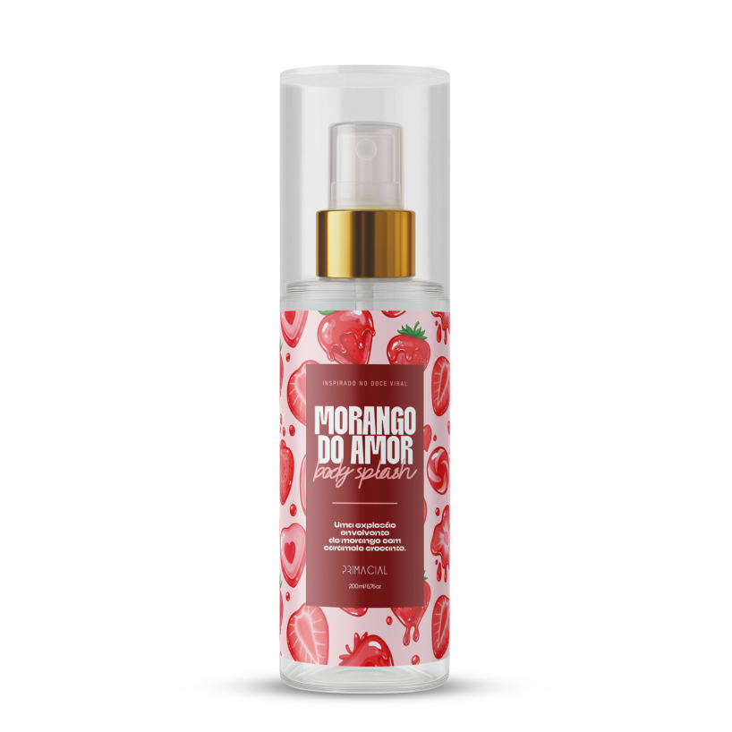 BODY SPLASH FEMININO MORANGO DO AMOR 200ML - PRIMACIAL PERFUME DOCE