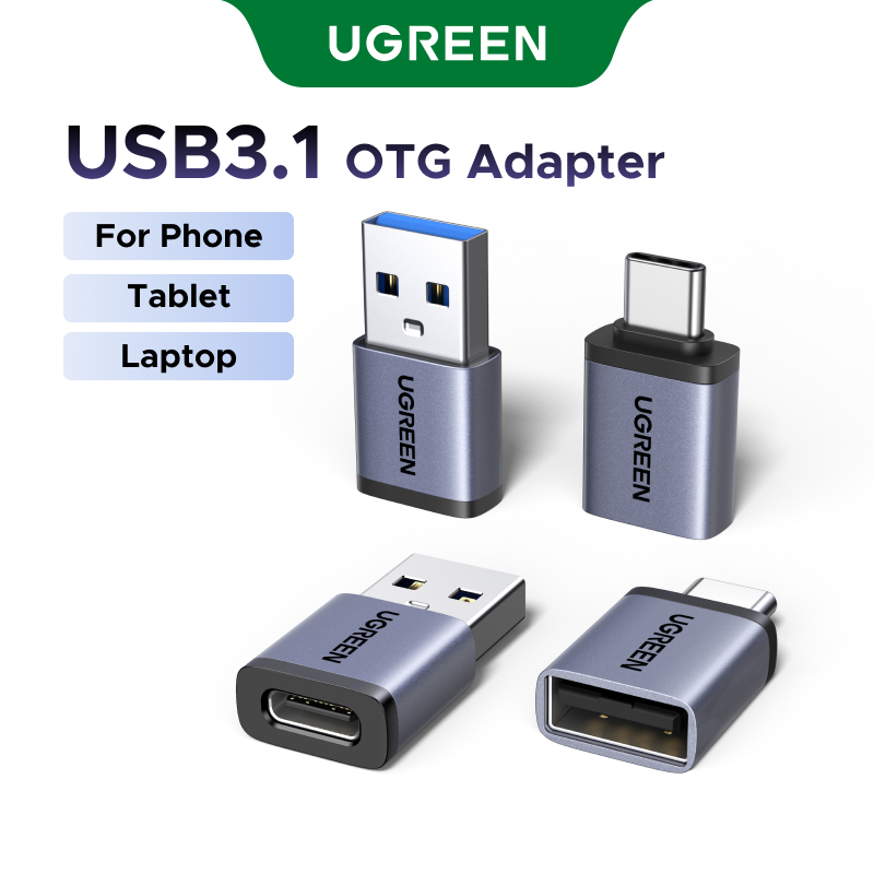 UGREEN USB3.1 Para Type-C Transmissão De 5 Gbps De Alta Velocidade OTG Computador Conversor De Unidade USB Celular Compa