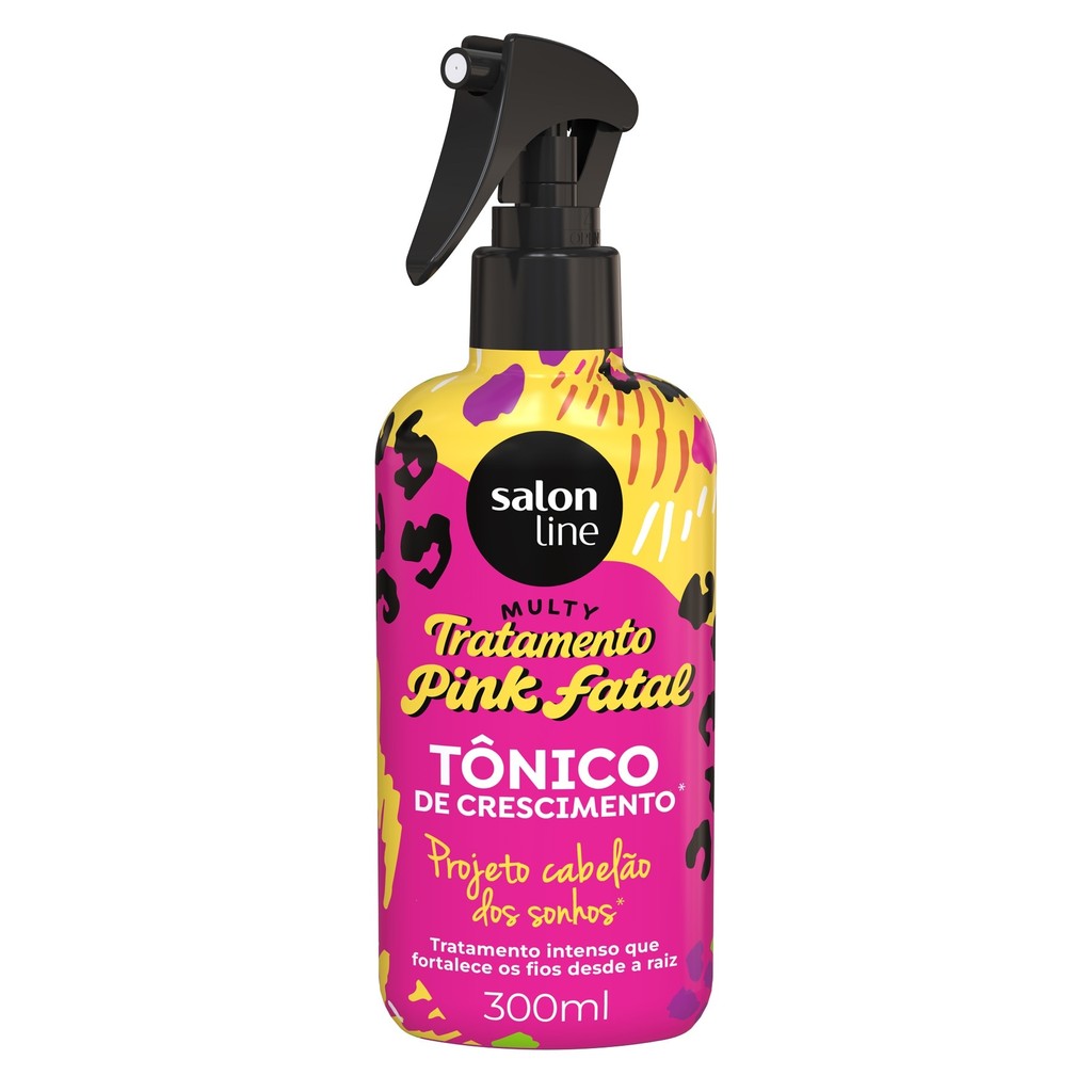 Tônico Capilar Cachos dos Sonhos Pink Fatal 300ml