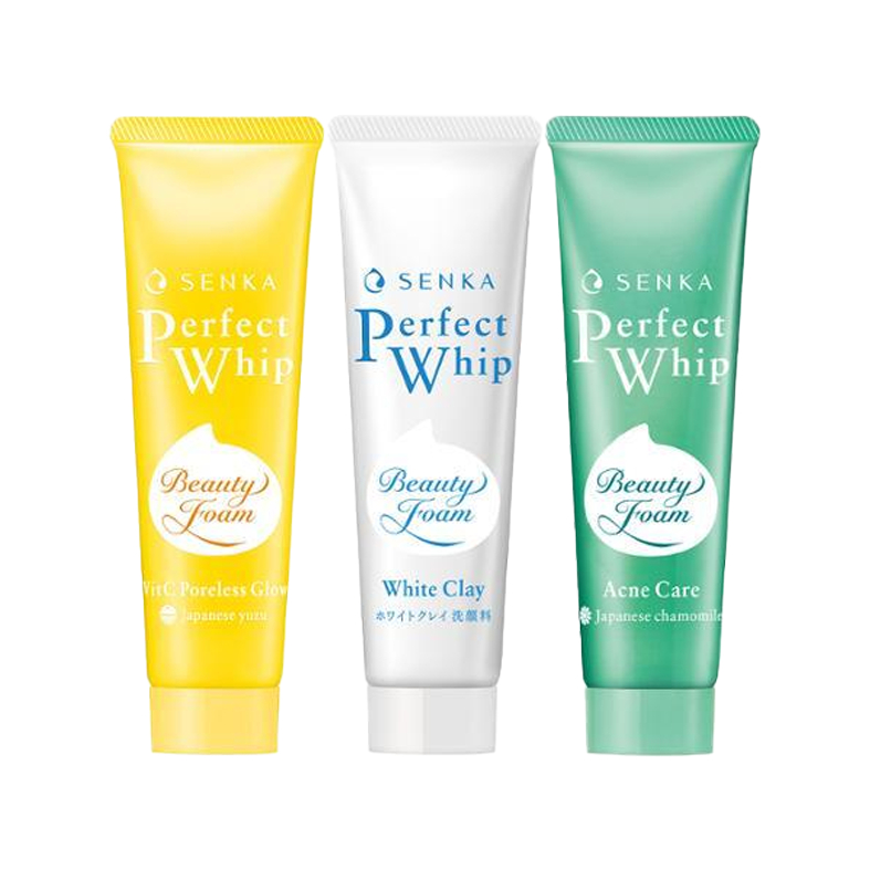 Senka Perfect Whip Cleanser 50g 3types