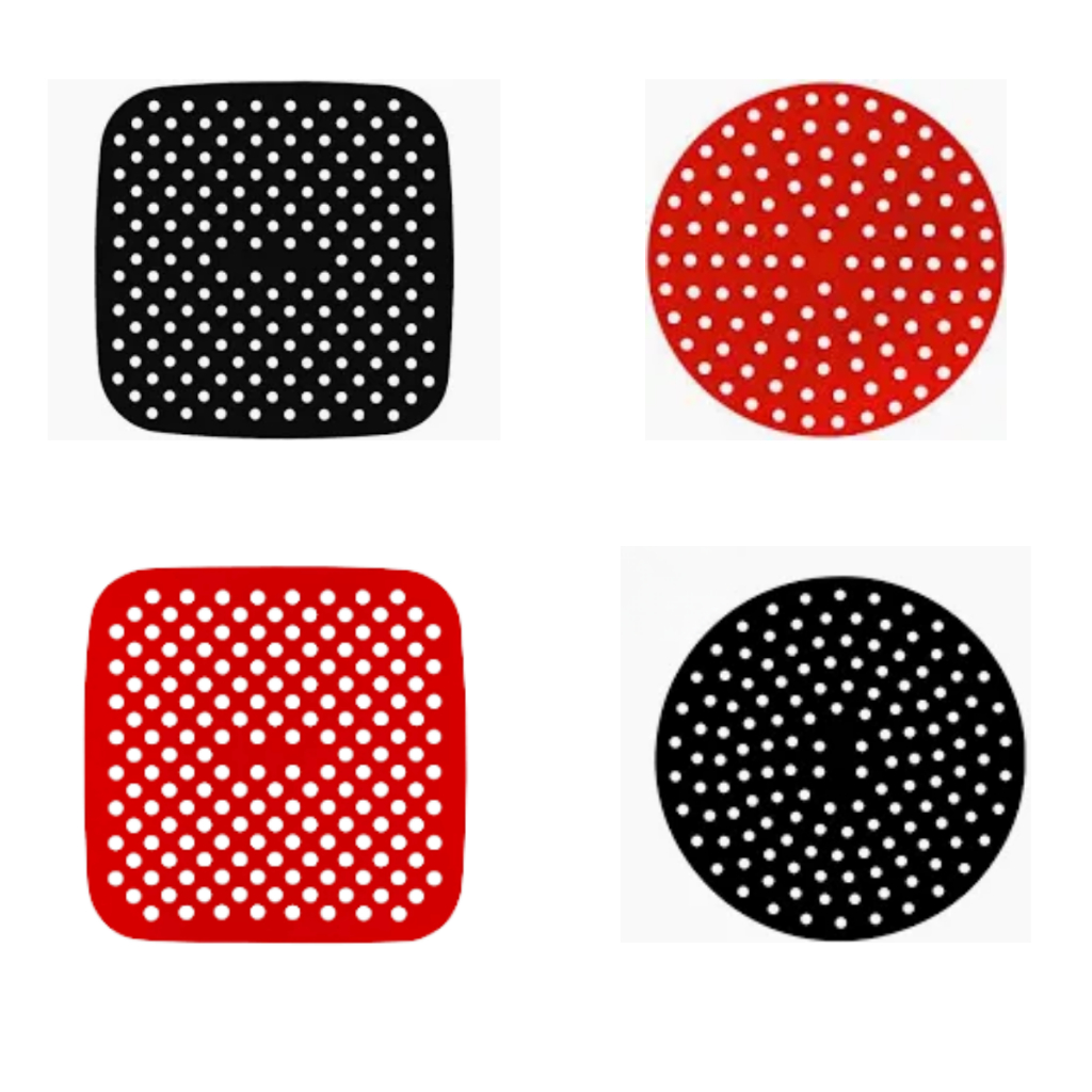 Kit 2 Tapete para Air Fryer - Formato  a Escolher cores Sortidas