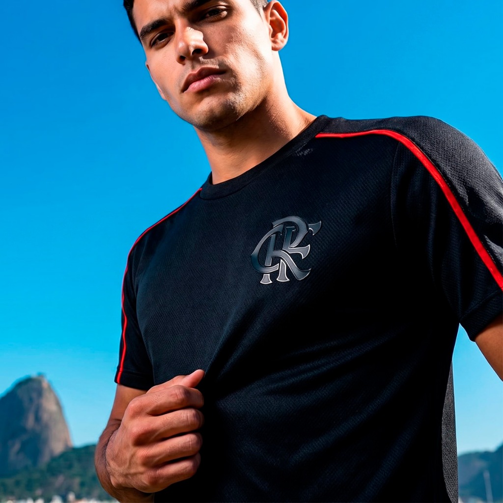 Camisa Flamengo Urban Core Black Edition Masculina Oficial