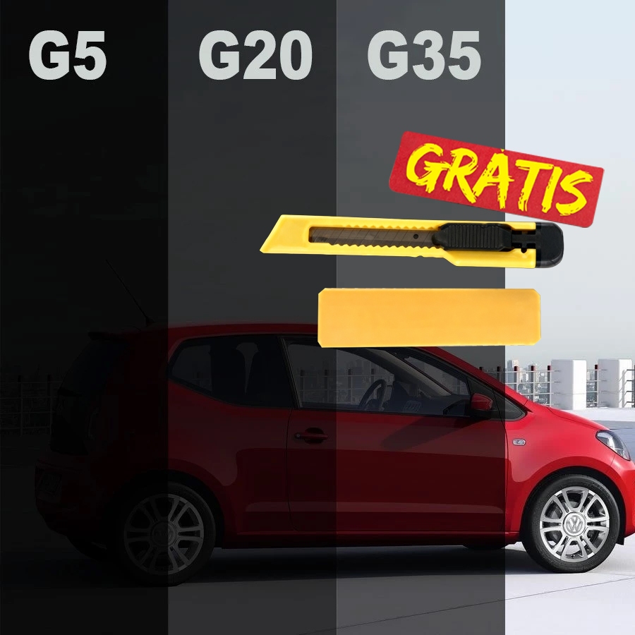 Insulfilm Película fume Automotiva e Residencial para vidros Janela, Portas, blindex G5