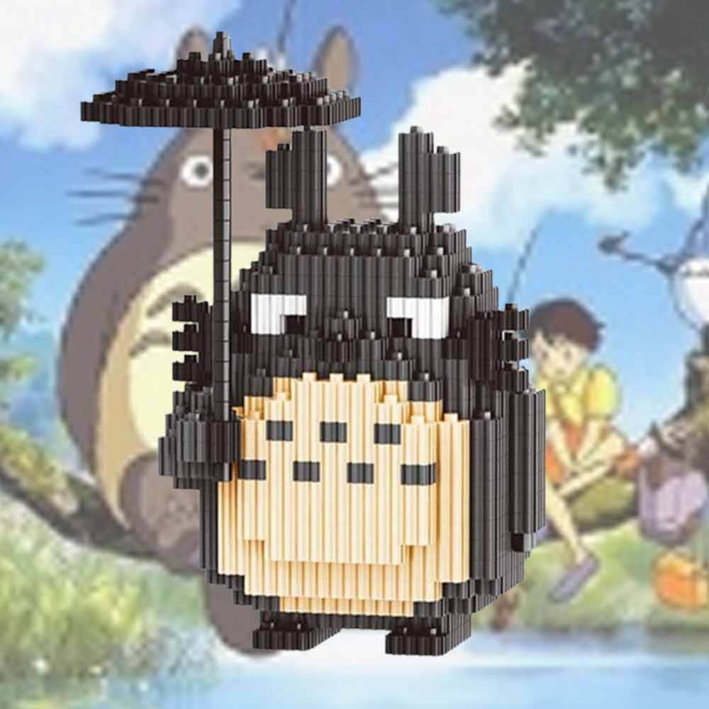 Meu Vizinho Totoro 3D Quebra-Cabeça Micro Blocos De Construção Brinquedo Faça Você Mesmo