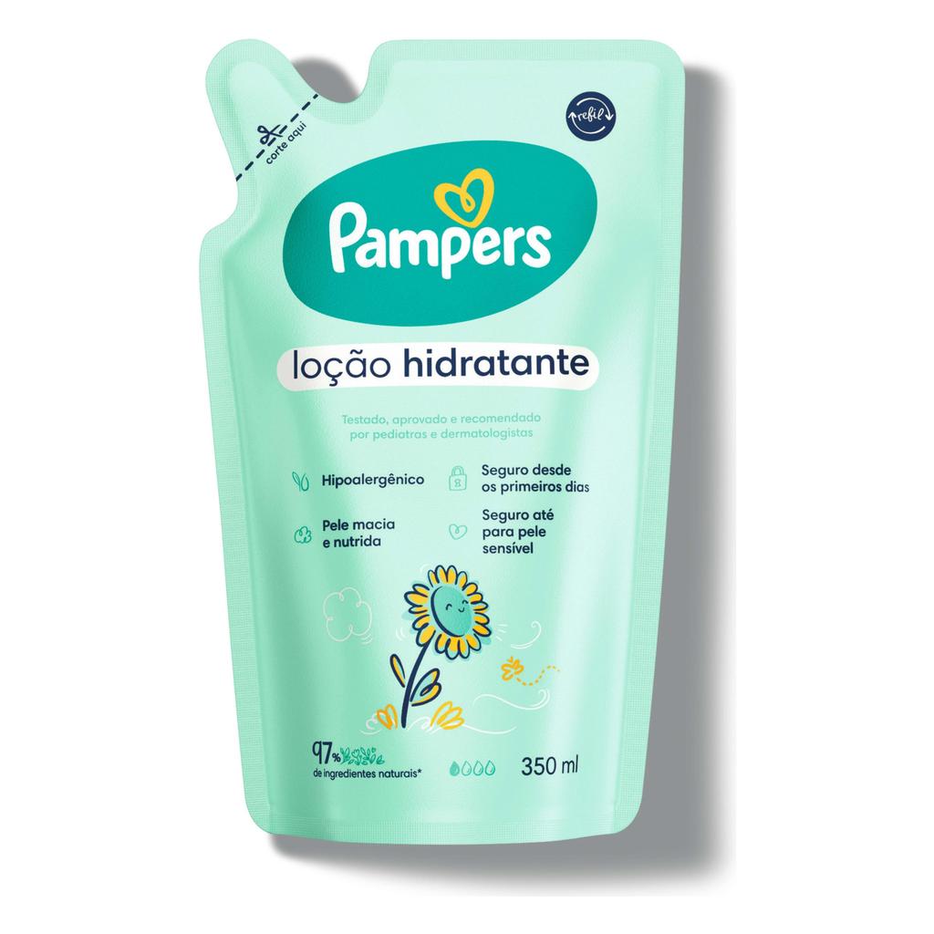 Refil Pampers Loção Hidratante Infantil 350ml