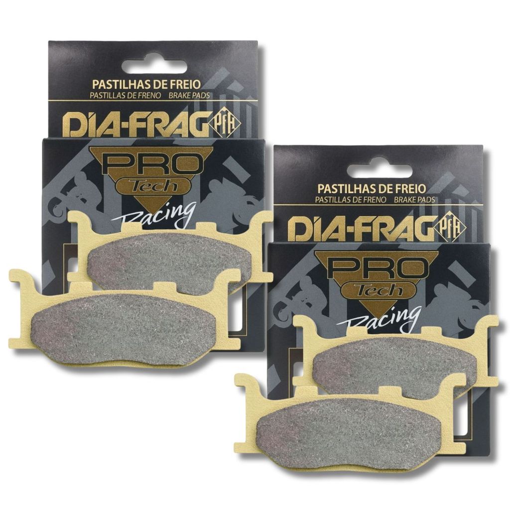 Kit Pastilhas de Freio Dianteiras Xj6 / Mt 03 660 Diafrag (Metálica)