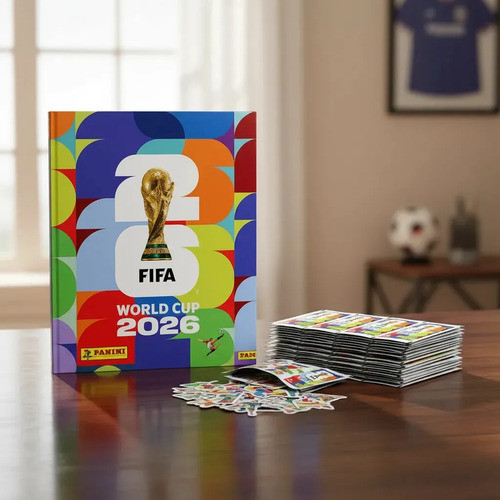 Panini Álbum Da Copa Do Mundo 2026 (inclui: É Kit 10 Pacotes)