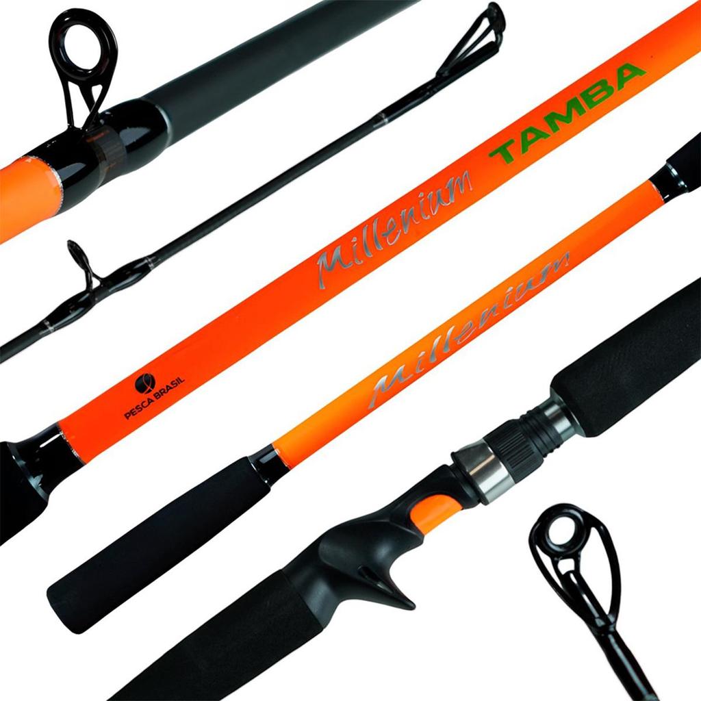 Vara para Carretilha Millenium Tamba 2,10mts 15-40lbs 2 Partes - Pesca Brasil