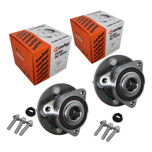 Par Cubo Roda Dianteira Com Rolamento Abs Cofap Cruze 2014