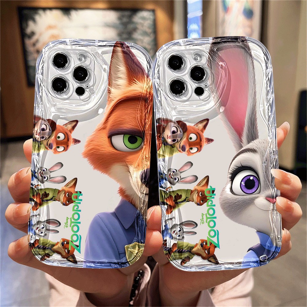 Capa Para Samsung A56 A36 A55 A54 A16 A15 A14 A05 A51 A52 A34 A35 A32 A13 A12 A04E Judy Nick Animals De Telefone Macia
