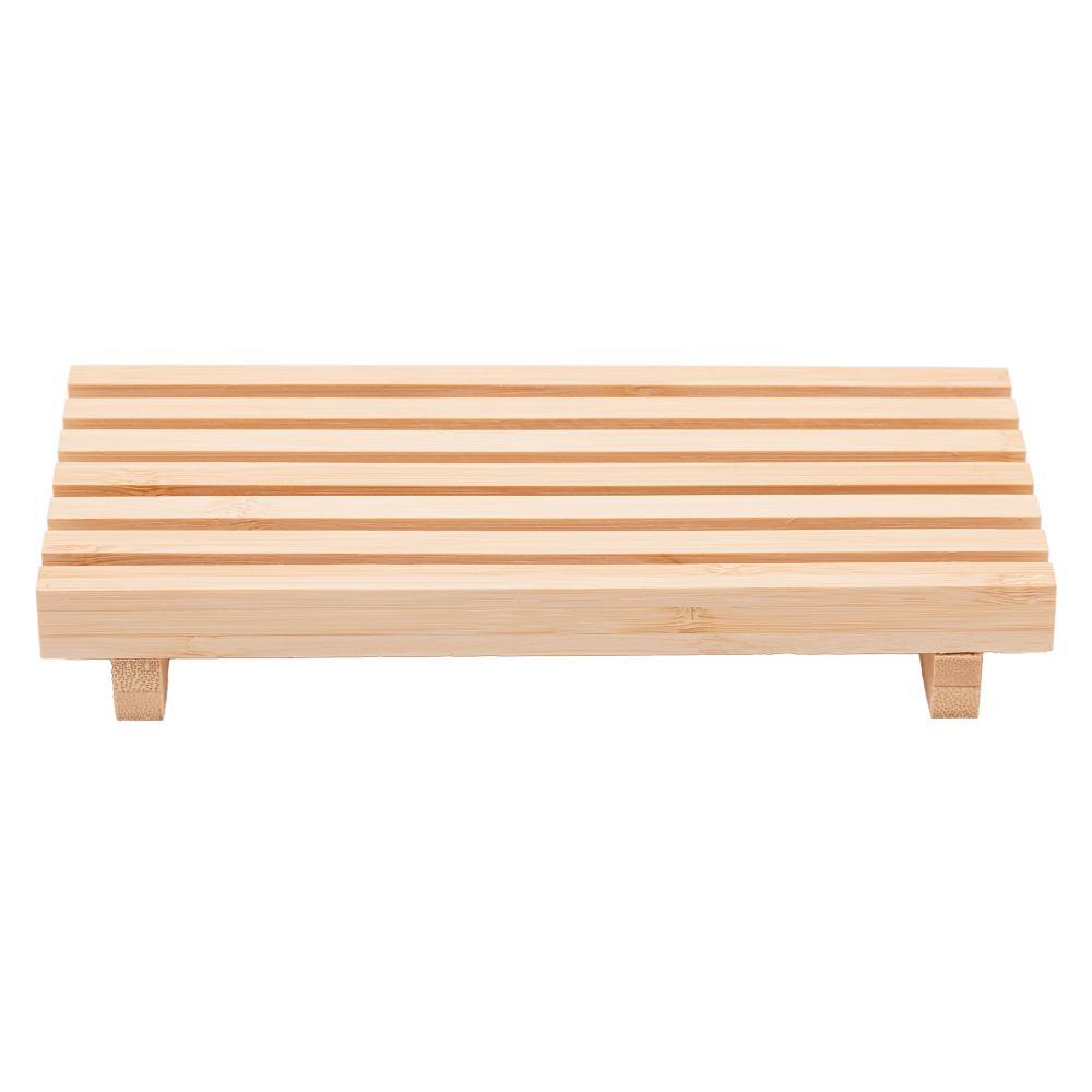 Bandeja com Pé Lyor Nature 21,5cm x 10cm x 3,5cm Bambu