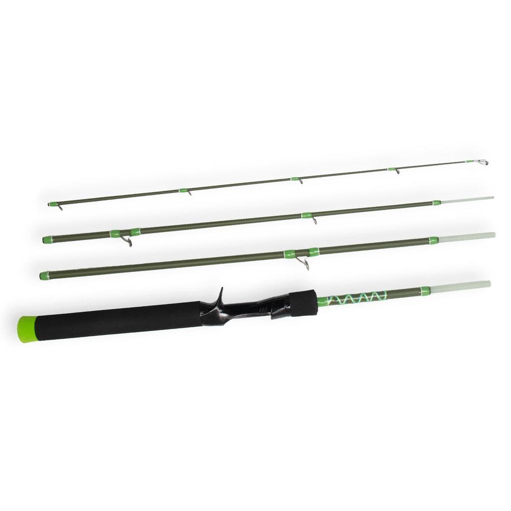 Vara Para Carretilha Fisherman Tripower 604M 1,83m 8-48lbs 4 Partes - Tacom