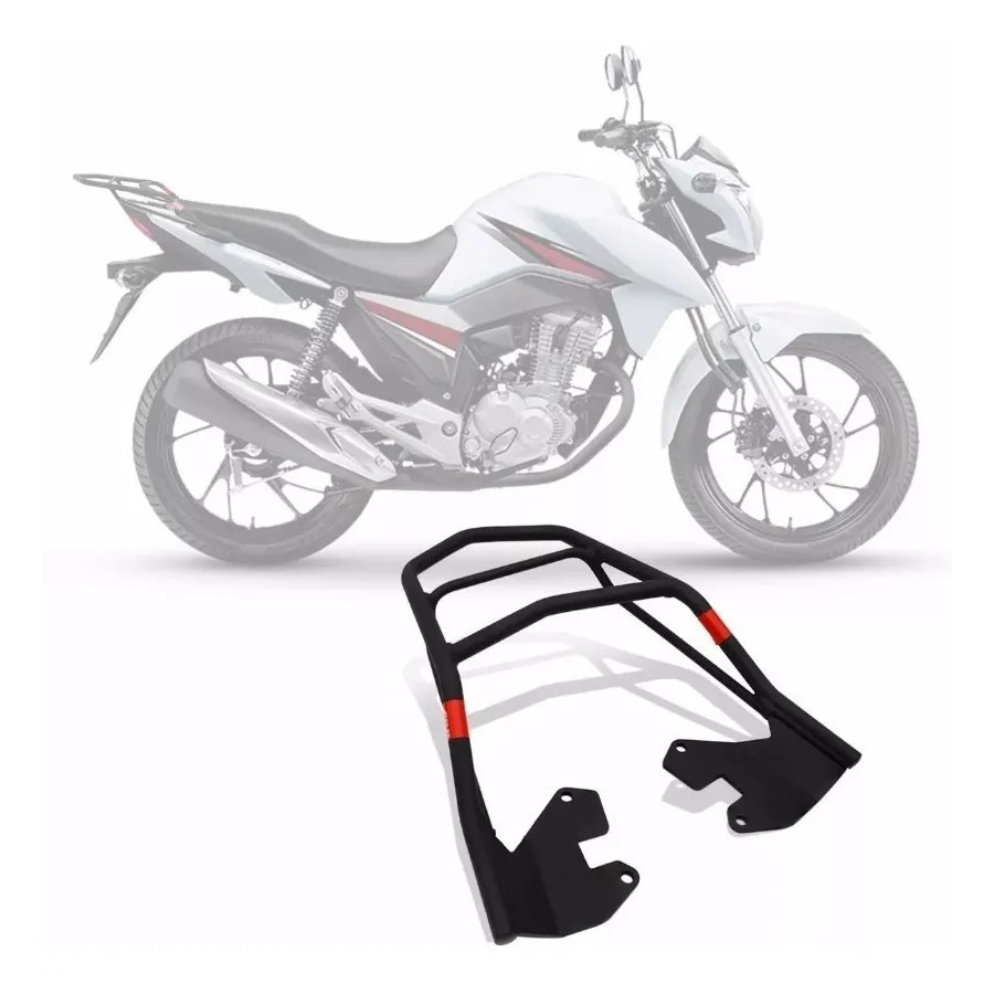 Bagageiro Suporte Titan 160 Givi Baú Bauleto 2016 Aço