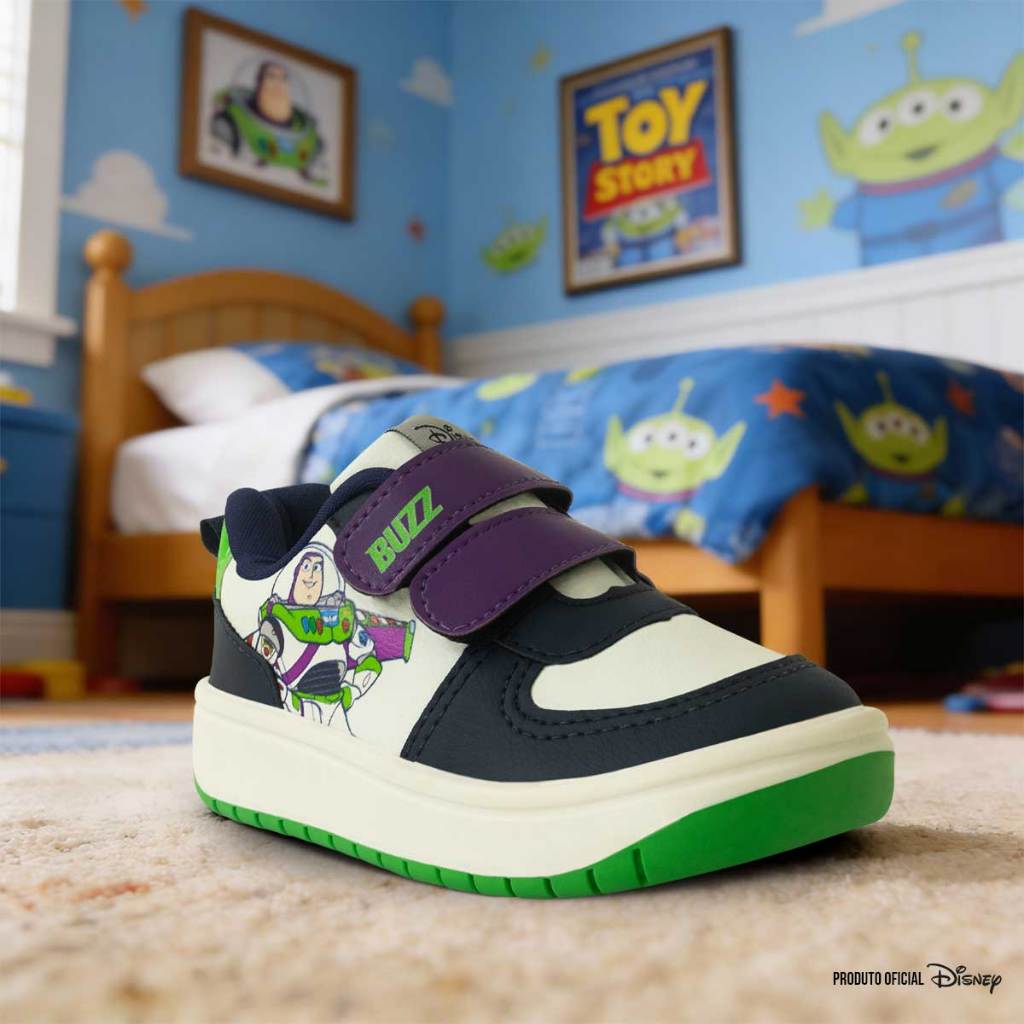 Tênis Infantil Menino Buzz Lightyear 22ao27 Disney Original 11.159I