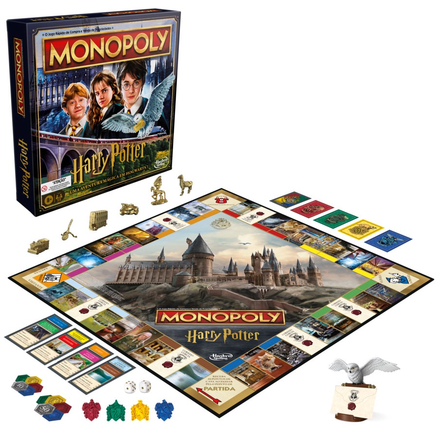 Jogo Monopoly Harry Potter - Hasbro F9422