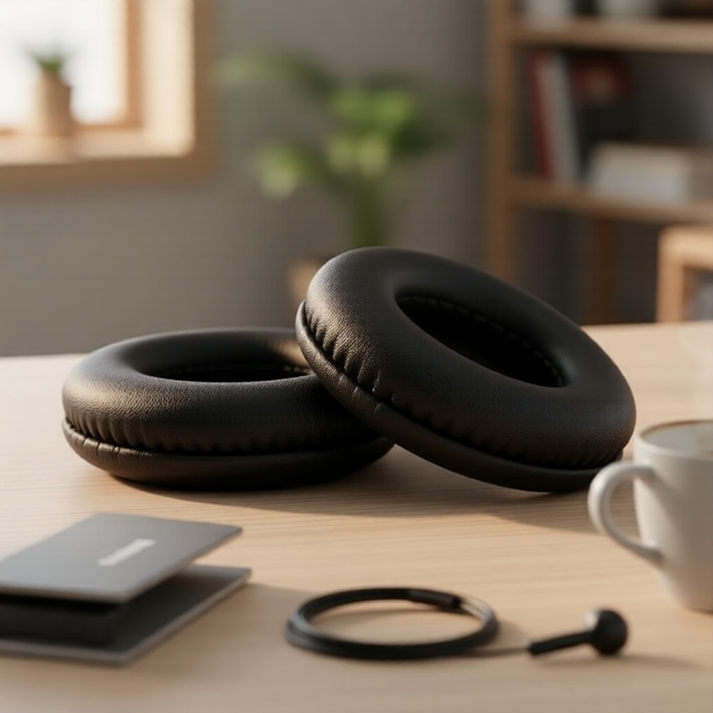 Almofadas de Reposição para Fones de Ouvido 70 mm Philips TAH1108BK/55, Couro