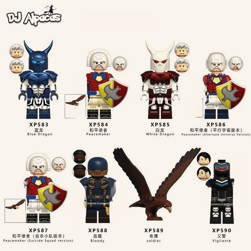 Blocos De Construção Figuras Brinquedo Colecionável XP586 XP587 XP588