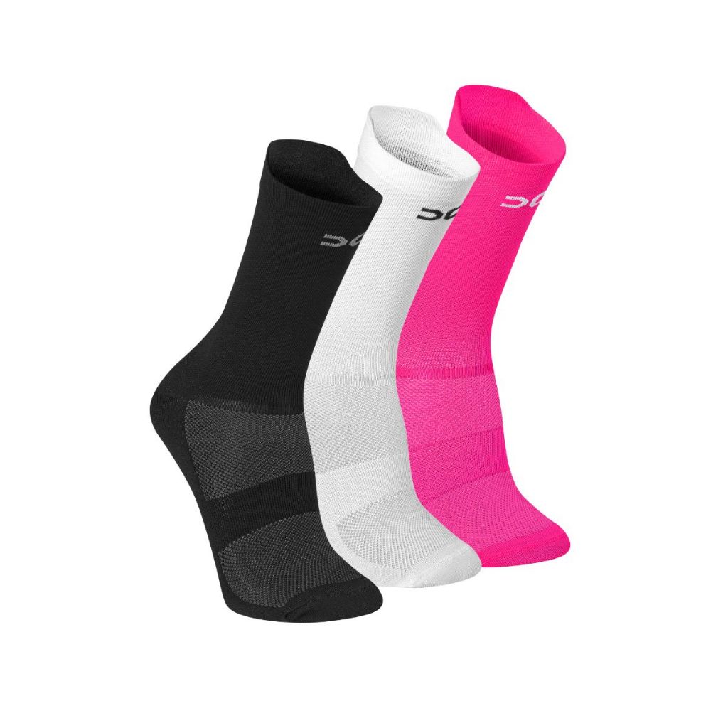 Combo 3 Meias Esporte Academia Fitness Spinning Kit 3 Meias Academia Corrida e Treino Meias de Cross
