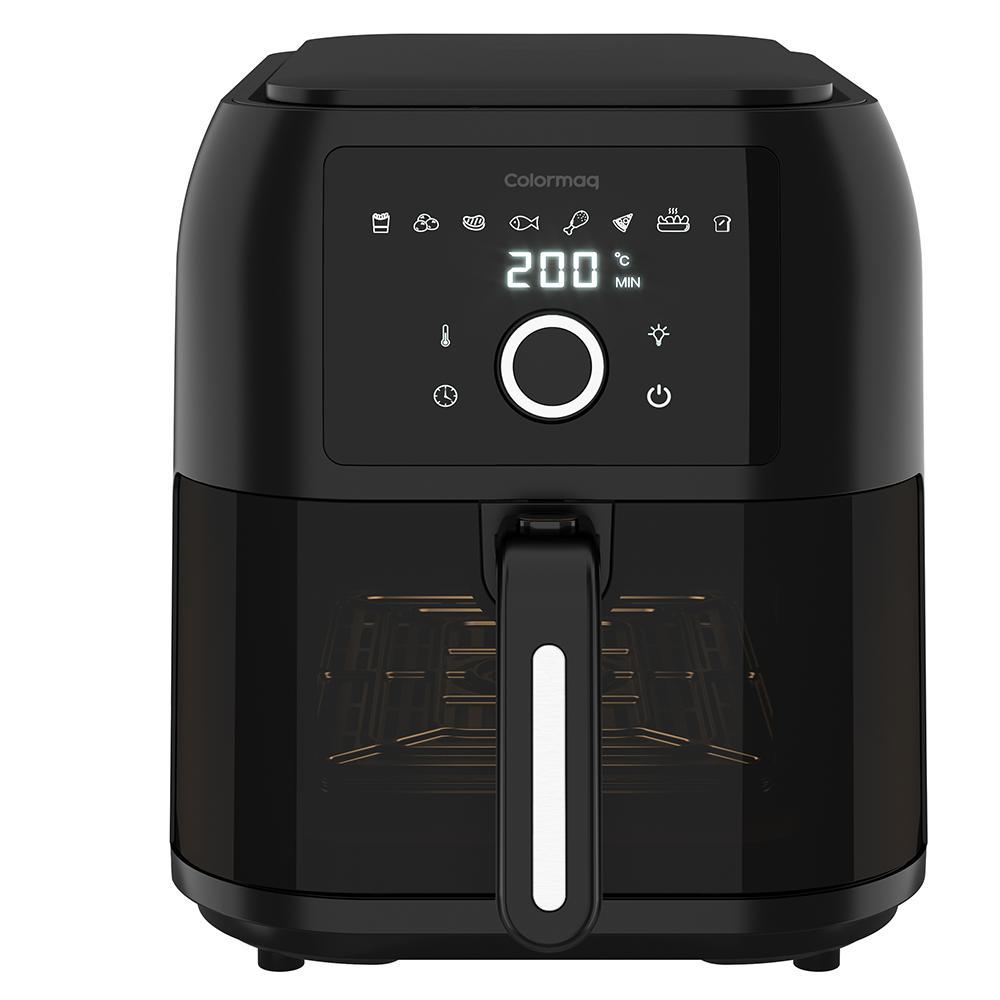Fritadeira Air Fryer Colormaq 8L 1700w Digital Glass