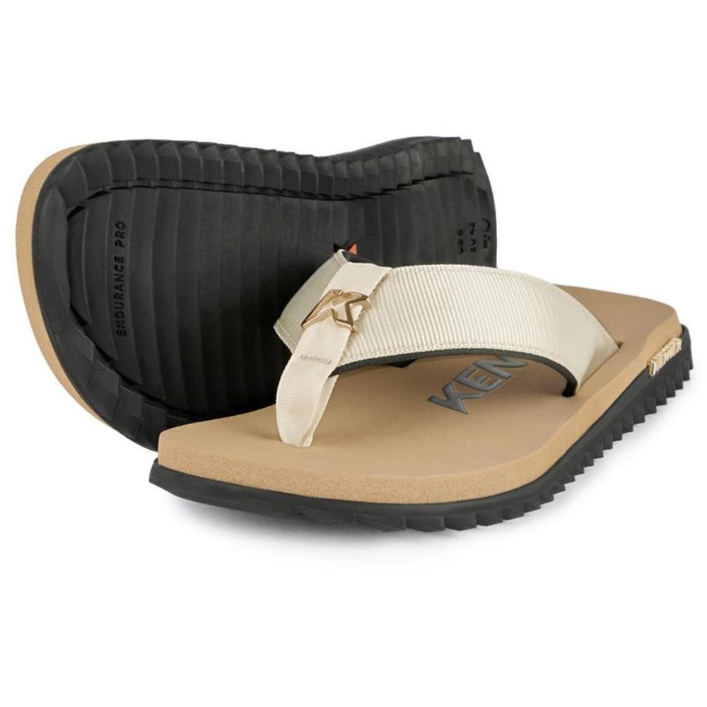 Sandália Kenner Kivah Masculina - Bege e Preto