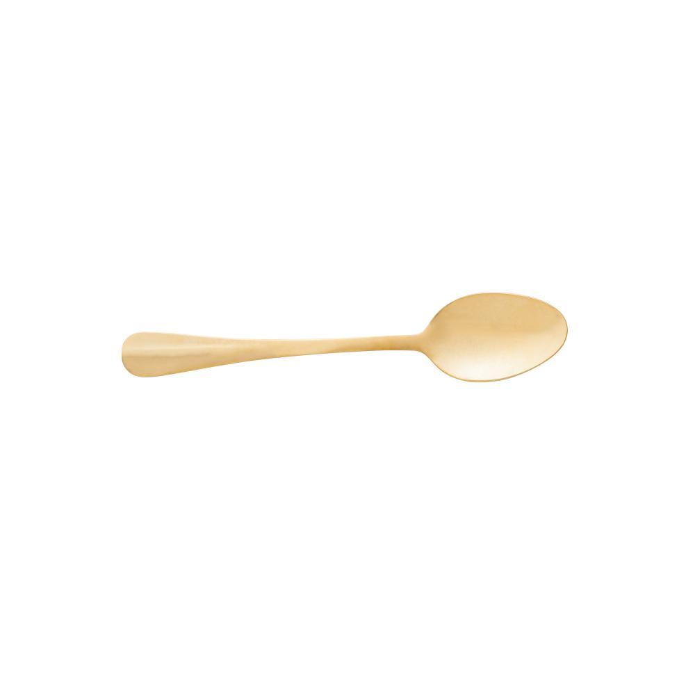 6 Colheres de Chá Lyor Positano de Aço Inox Dourado