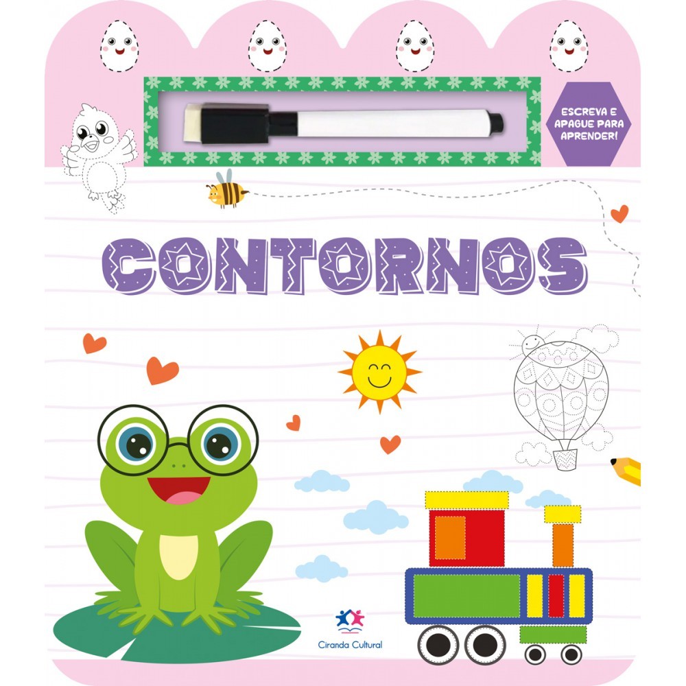 Livro Contornos - Escreva e apague para aprender