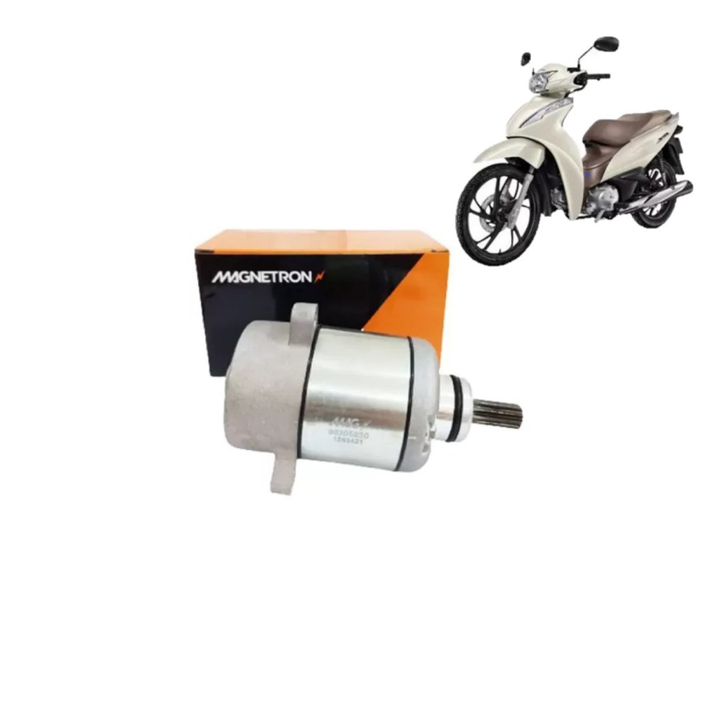 Motor Partida Arranque Biz 125 Es Ex 2011 2012 2013 2014 2015 16 17 18 19 20 21 Original Magnetron