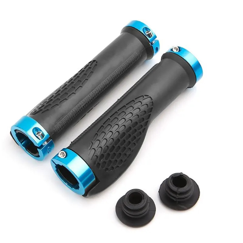 Manopla Punho Luva Bike GTS Modelo Anatomica Trava Aluminio Varias Cores