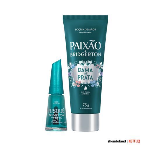 Kit Paixão + Risqué & Bridgerton Spa Mãos - 2 unidades