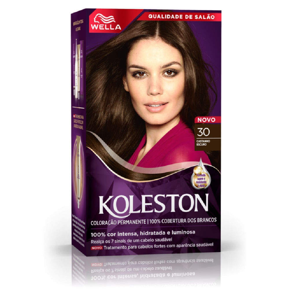 Tintura KOLESTON 30 Castanho Escuro 1un