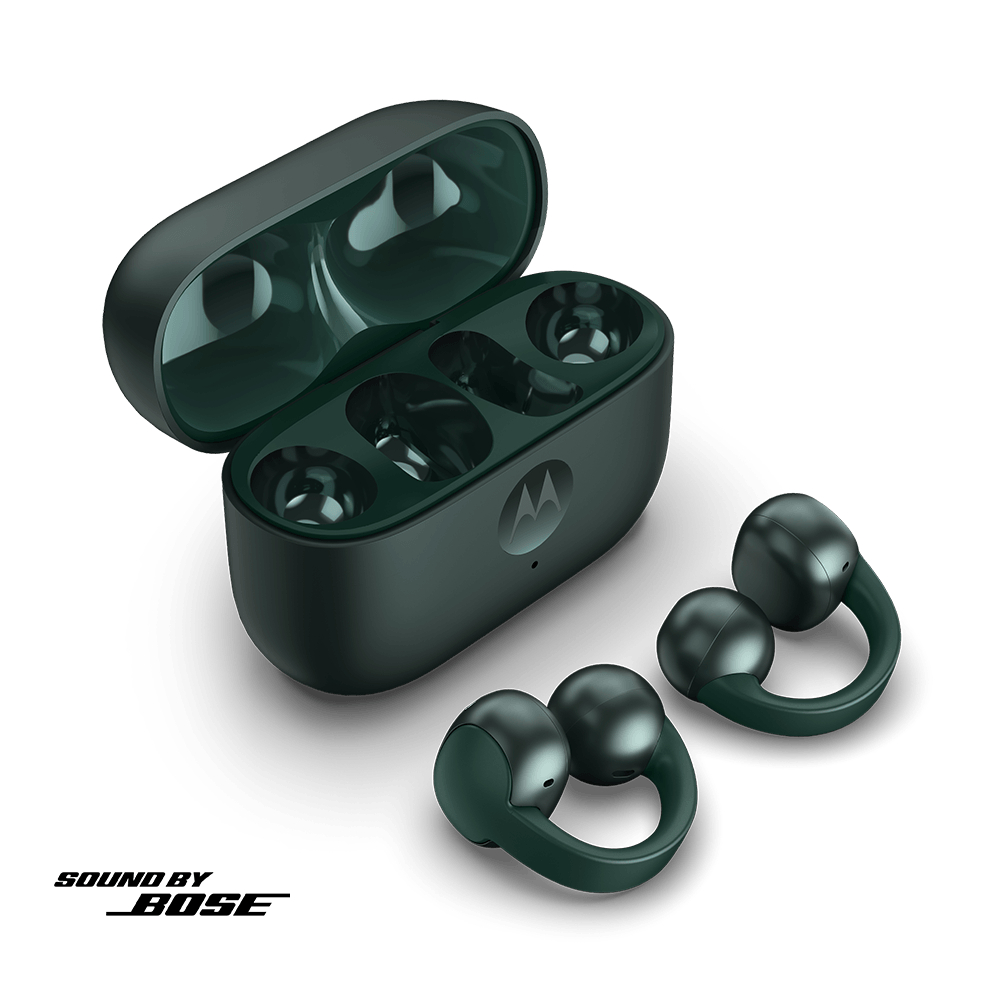 Fone de ouvido Sem Fio Motorola Moto Buds Loop by Bose - Bluetooth, open-ear, OWS