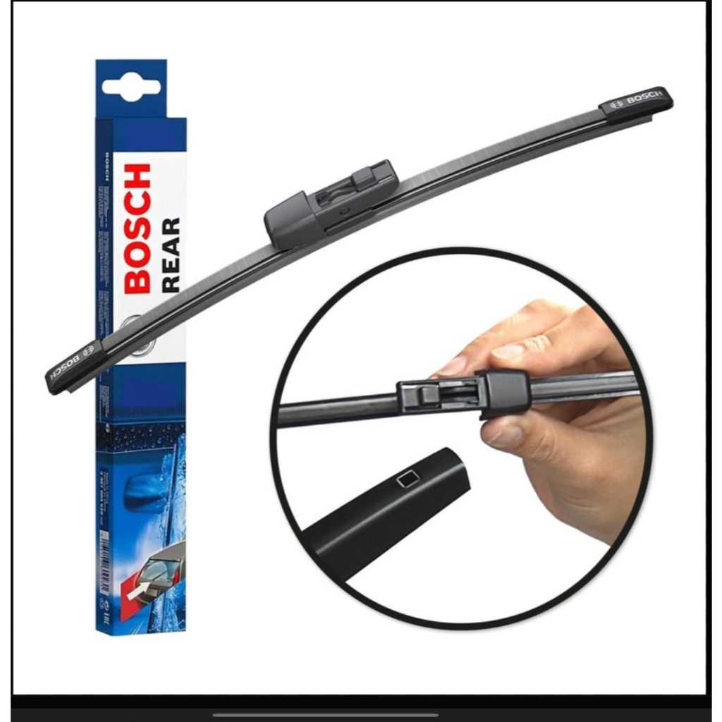 Palheta Traseira Limpador Chuva Original Rear Bosch A251h Preta