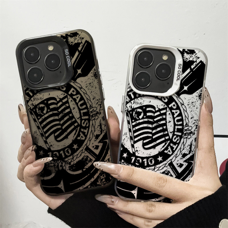Capinha Para iPhone 17 16 15 14 13 12 11 Pro Max XS Max Xr X 16plus 16E Capa de celular Corinthians Anti Impacto Case