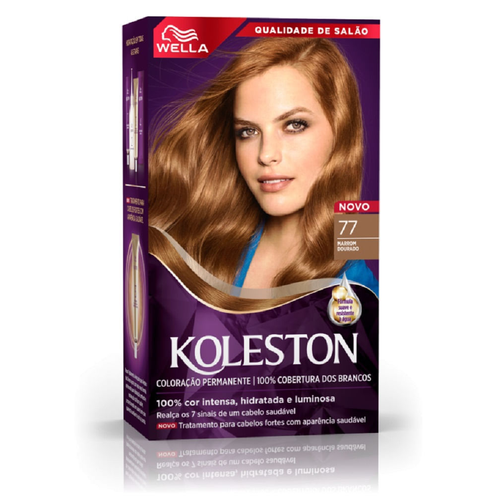 Tintura KOLESTON 77 Marrom Dourado
