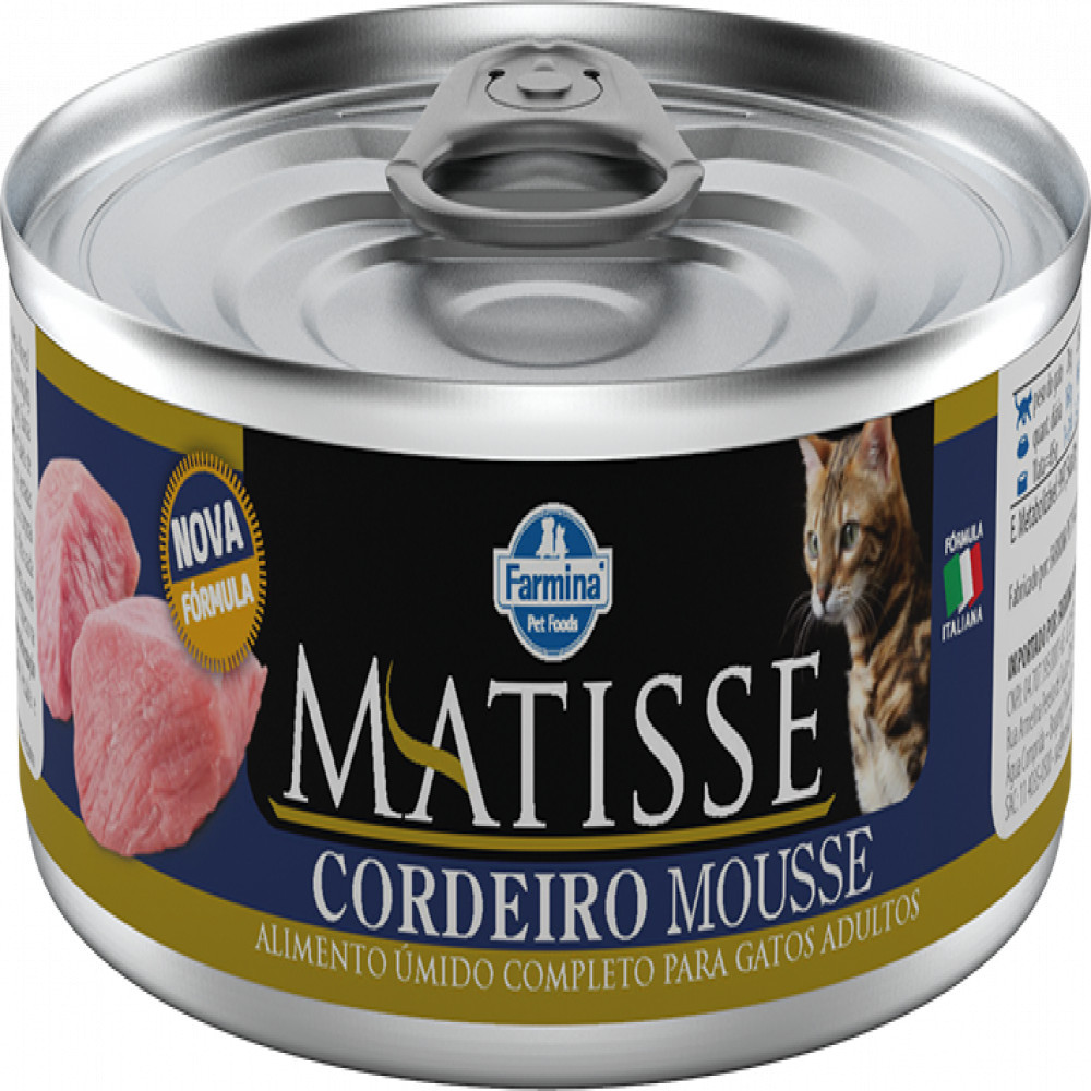 Matisse para Gatos Adultos de Todas as Raças Sabor Cordeiro 85g