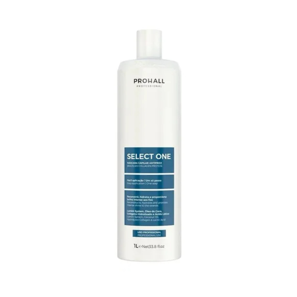 Máscara Capilar Antifrizz Select One Um Só Passo 1L - Prohall
