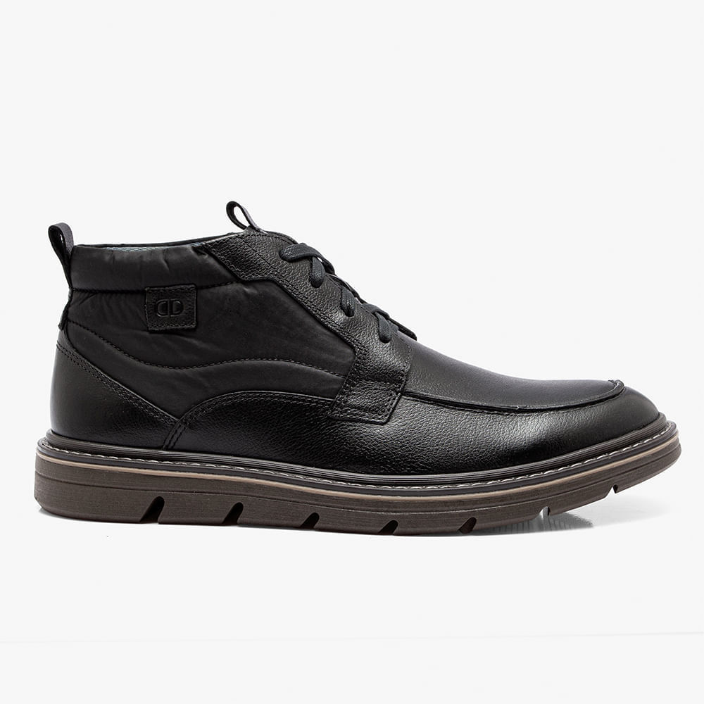Bota Masculina Jeff Couro Preto