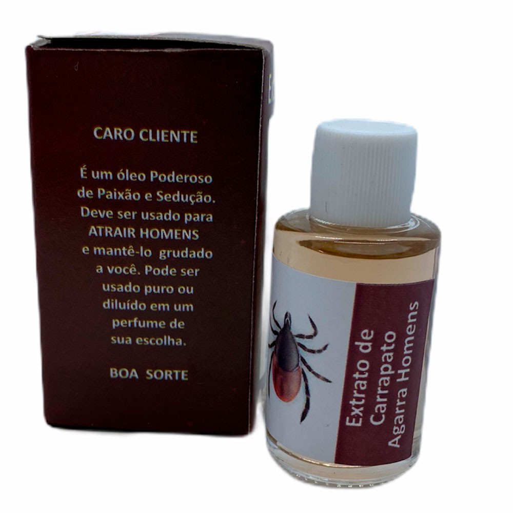 Extrato de Carrapato Óleo de Carrapato Perfume agarra Homem lindos