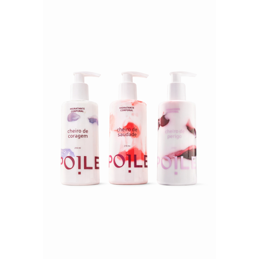 Kit 3 Hidratantes: Perigo, Saudade e Coragem (210ml cada) - Spoiler