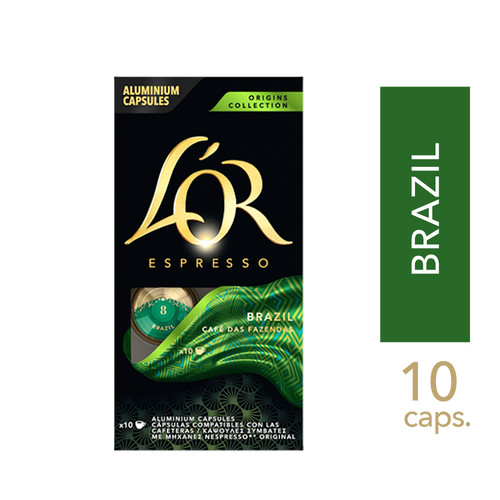 LOR Cápsulas Brazil Espresso 10 uni.