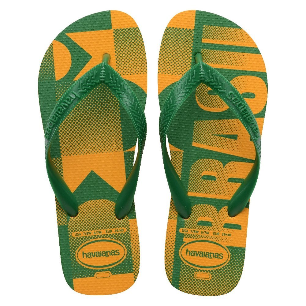 Havaianas Brasil Top Vai Brasil Amarelo Pop