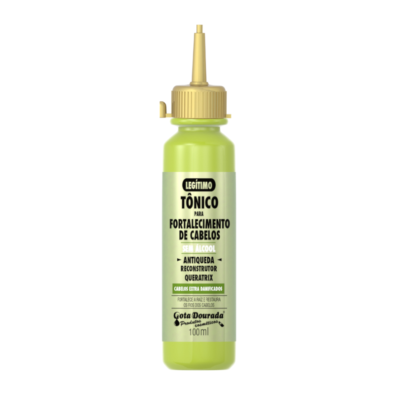 Tônico Antiqueda Gota Dourada 100ml - Cabelo Saudável e Forte
