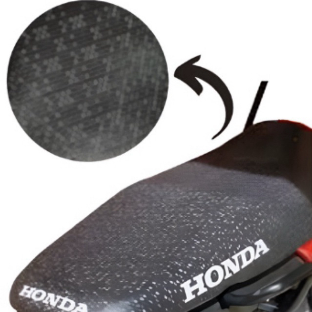 Capa Banco Pop 100 110 110i Honda Modelo Original Colmeia Preta Vermelha