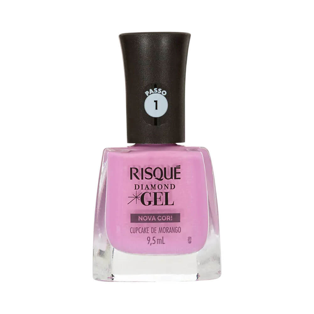 Esmalte Risqué Diamond Gel Cupcake de Morango