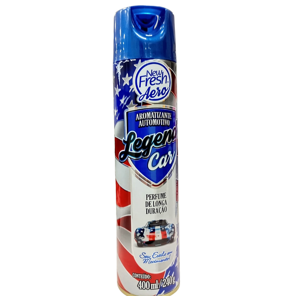 Aromatizante Spray Automotivo 400ml New Fresh Longa Duração