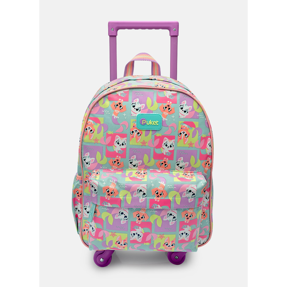 Mochila com Rodinha Média Pet Sereia - Puket
