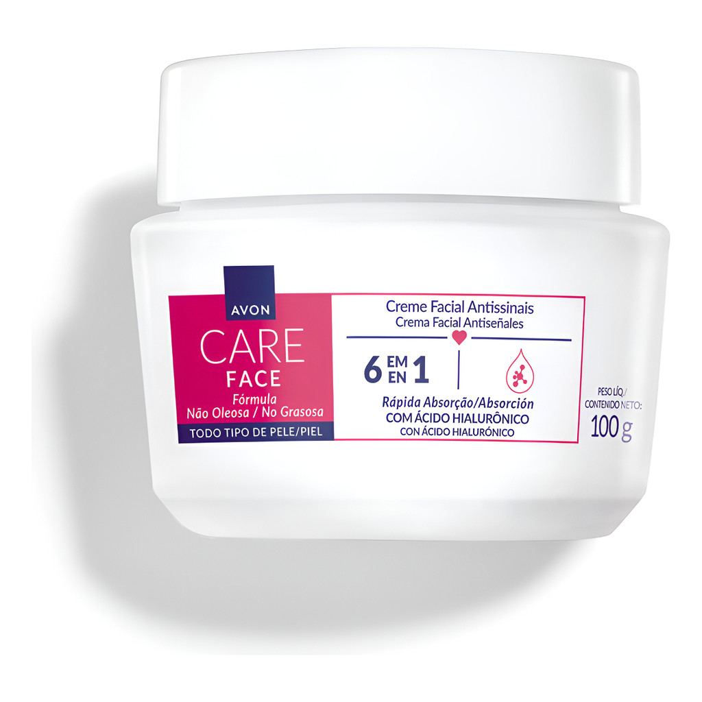 Creme Facial Antissinais Avon Care Face 6 Em 1 Dia E Noite Normal Dia/noite