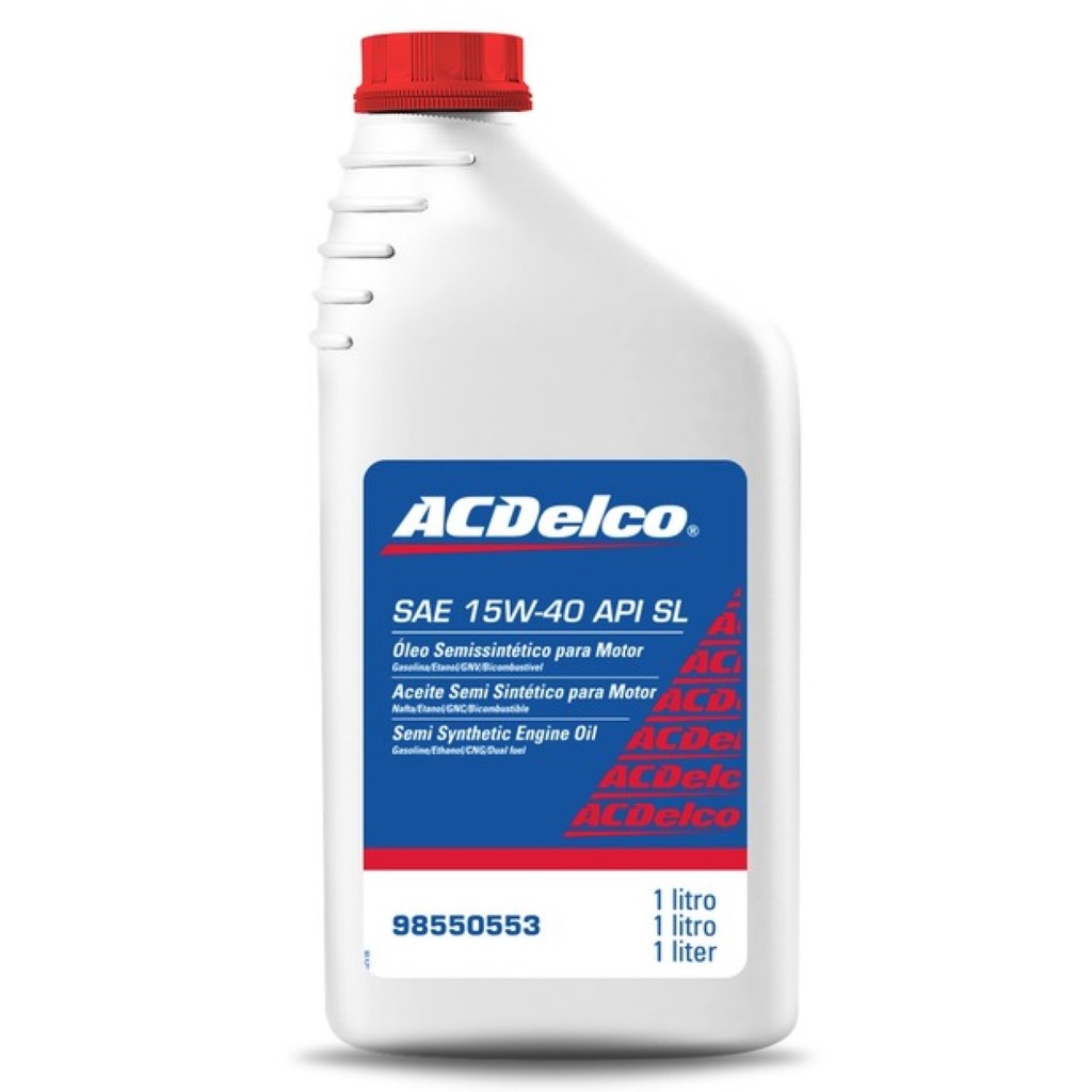 Óleo motor semissintético SAE 15W40 API SL ACDelco 98550553