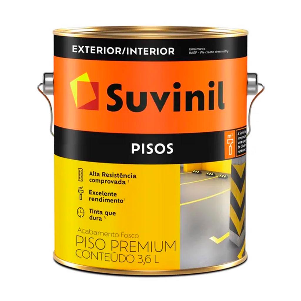 TINTA PISO BRANCO 3,6L SUVINIL