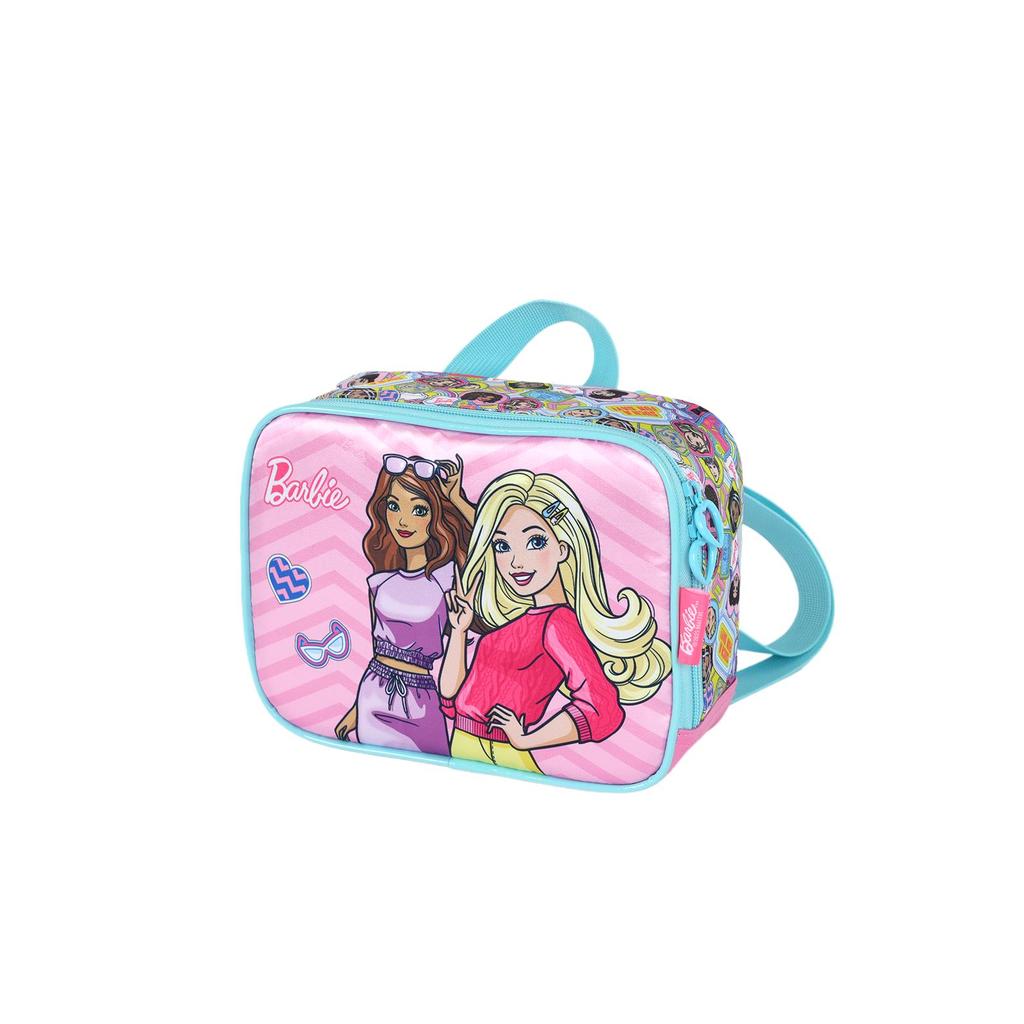 Lancheira Infantil Barbie Média Escolar com Alça Up4you